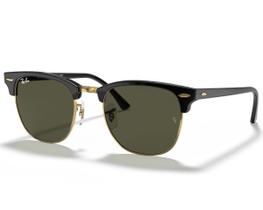 Óculos De Sol Ray Ban Clubmaster Preto RB3016 W0365-51 Óculos De Sol Ray Ban Clubmaster Preto RB3016 W0365-51