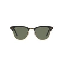 Óculos de Sol Ray-Ban Clubmaster Rb3016 W0365/49 Preto/dourado