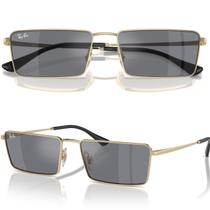 Óculos De Sol Ray Ban Emy Bio-Based Light Gold Tamanho 59 Óculos De Sol Ray Ban Emy Bio-Based Light Gold Tamanho 59
