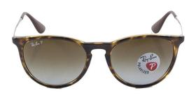 Óculos De Sol Ray Ban Erika RB4171 Tartaruga Lente Marrom Polarizada Lente Tam 54