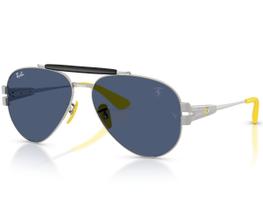 Óculos de Sol Ray Ban Ferrari Prata RB3762M F06480-58 Óculos de Sol Ray Ban Ferrari Prata RB3762M F06480-58