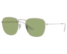 Óculos de Sol Ray Ban Frank Silver Bottle Green RB3857L 91984E-51 Óculos de Sol Ray Ban Frank Silver Bottle Green RB3857L 91984E-51