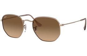Óculos de Sol Ray-Ban Hexagonal RB3548NL 9069A5 54 Bronze/Marrom