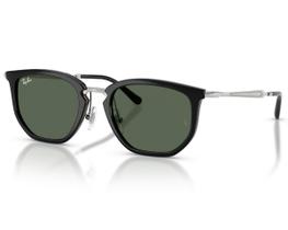 Óculos De Sol Ray Ban Infantil Preto Brilho RJ9085S 10071-46