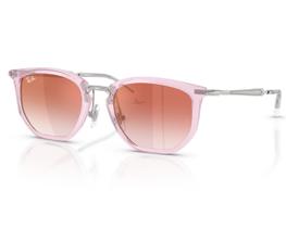Óculos De Sol Ray Ban Infantil Rosa Translúcido RJ9085S 7221V0-46