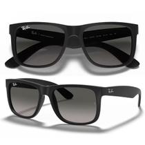 Óculos de Sol Ray Ban Justin Classic Preto Fosco RB4165L Tamanho 55 Óculos de Sol Ray Ban Justin Classic Preto Fosco RB4165L Tamanho 55