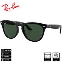 Óculos de Sol Ray-Ban Original Iris Preto Polido Verde Clássico G-15 - RB4471 662971 54-18