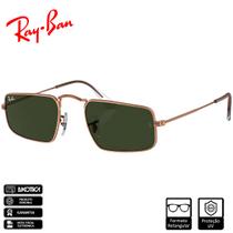 Óculos de Sol Ray-Ban Original Julie Rose Gold Ouro Rosado Polido Verde Clássico G-15 - RB3957 920231 52