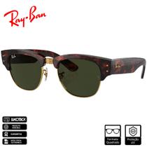 Óculos de Sol Ray-Ban Original Mega Clubmaster Tartaruga Sobre Ouro Polido Verde Clássico G-15 - RB0316S 990/31 53-21