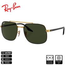 Óculos de Sol Ray-Ban Original RB3699 Polido Preto Sobre Ouro Verde Classic - RB3699 900031 59