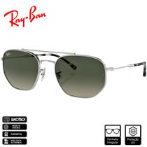 Óculos de Sol Ray-Ban Original RB3707 Polido Prata Polido Degradê RB3707L 003/71 57-20