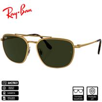 Óculos de Sol Ray-Ban Original RB3708 Polido Ouro Verde Classic - RB3708 001/31 59-18