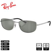 Óculos de Sol Ray-Ban Original RB3732 Prata Polido Verde e Prata Espelhado - RB3732 003/40 59-18