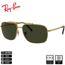 Óculos de Sol Ray-Ban Original RB3796 Polido Ouro Verde Classic - RB3796 919631 62