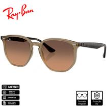 Óculos de Sol Ray-Ban Original RB4306 Taupe Polido Cinza/Rosa Degradê - RB4306 678846 54