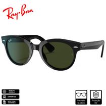 Óculos de Sol Ray-Ban Orion Polido Preto Verde Clássica G-15 - RB2199 901/31 52-22