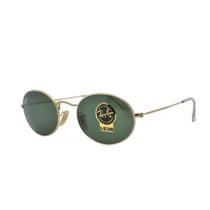 Óculos de Sol Ray Ban Oval Unissex RB3547 001/31 - Metal Dourado e Lente G15 Óculos de Sol Ray Ban Oval Unissex RB3547 001/31 - Metal Dourado e Lente G15