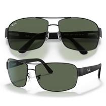 Óculos De Sol Ray Ban Preto Fosco RB3503L Tamanho 66 Óculos De Sol Ray Ban Preto Fosco RB3503L Tamanho 66
