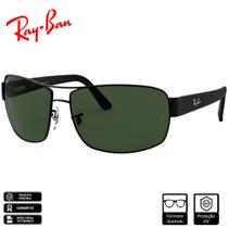 Óculos de Sol Ray-Ban RB3503 Mate Preto Verde Classic - RB3503L 006/71 64-15