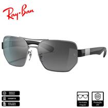 Óculos de Sol Ray-Ban RB3672 Polido Prata Prata Espelhada - RB3672 003/82 60-17