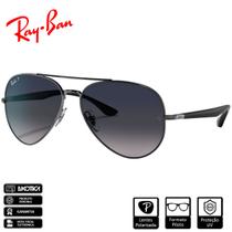Óculos de Sol Ray-Ban RB3675 Polido Chumbo Azul Cinzento Degradê - RB3675L 004_78 58-14