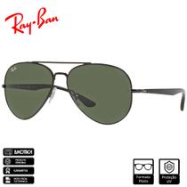 Óculos de Sol Ray-Ban RB3675 Polido Preto Verde Clássica G-15 - RB3675L 002_31 58-14