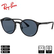 Óculos de Sol Ray-Ban RB4336CH Chromance Polido Preto Brilhante Azul Classic - RB4336CH 601/BA 50-27