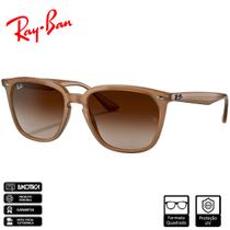 Óculos de Sol Ray-Ban RB4362 Polido Tartaruga Marrom Degradê - RB4362 616613 55-18 - RAY BAN