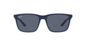 Óculos de Sol Ray-Ban RB4385 601587 Azul Fosco Lente Cinza Tam 58