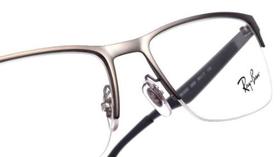 Óculos de Sol Ray-Ban Rb6335 2855 56mm Cinza Masculino