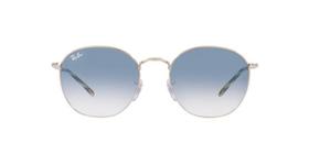 Óculos de Sol Ray-Ban Rob RB3772L 003 3F Prata Lente Azul Degradê Tam 54