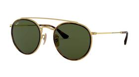 Óculos de Sol Ray-Ban Round Double Bridge RB3647N 001/51 Unissex Original Óculos de Sol Ray-Ban Round Double Bridge RB3647N 001/51 Unissex Original