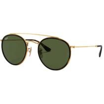 Óculos De Sol Ray-Ban Round Double Bridge RB3647N 001 51 Óculos De Sol Ray-Ban Round Double Bridge RB3647N 001 51