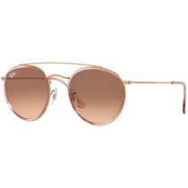 Óculos De Sol Ray-Ban Round Double Bridge Unissex RB3647NL 9069A5 51 Óculos De Sol Ray-Ban Round Double Bridge Unissex RB3647NL 9069A5 51