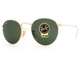 Óculos de Sol Ray Ban Round Metal RB3447L 001-53