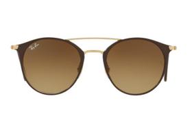 Óculos de Sol Ray Ban Round RB3546 900985 Marrom Lente Tam 52