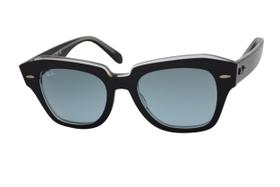 óculos de sol Ray Ban State Street mod rb2186 1294/3m tamanho 52
