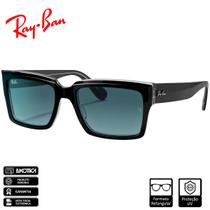 Óculos de Sol RayBan Original Inverness Polido Preto Azul Gradient RB2191 12943M 54