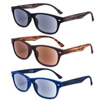 Óculos de sol Readers EYEGUARD Classic Style, pacote com 3, 1,00 unissex Óculos de sol Readers EYEGUARD Classic Style, pacote com 3, 1,00 unissex