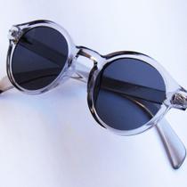 Óculos de Sol Redondo Acetato 100%UV Transparente