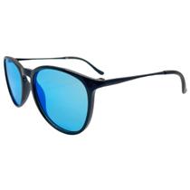 Óculos de Sol Redondo Feminino e Masculino TR90 Metal Com Proteção UV400 Unissex