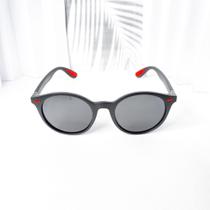 Óculos de sol redondo masculino detalhes colorido modelo clássico com filtro UV cód 97-P25