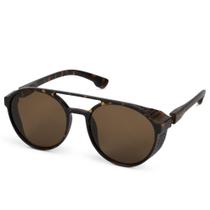 Óculos De Sol Redondo Masculino e Feminino Preto Com Proteção UV Óculos De Sol Redondo Masculino e Feminino Preto Com Proteção UV