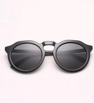 Óculos de Sol Redondo Oval Preto Asian Style Korean Style UV400
