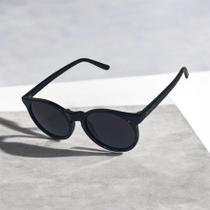 Oculos de Sol Redondo Preto Esportivo Casual Luxo Elegante Summer Pro Skyline Blackout Oculos de Sol Redondo Preto Esportivo Casual Luxo Elegante Summer Pro Skyline Blackout