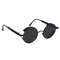 Óculos De Sol Redondo Proteção Uv Masculino Feminino Moderno Óculos De Sol Redondo Proteção Uv Masculino Feminino Moderno