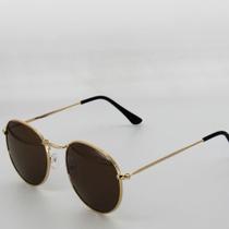 Óculos de Sol Redondo Round Feminino / Masculino 100% UV400 - DRAFFINI