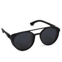 Óculos De Sol Redondo Steampunk Masculino Feminino Proteção UV - Voggar