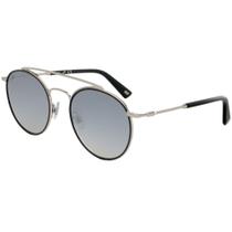 Óculos de Sol Redondo Web WE0188 14C Prata Óculos de Sol Redondo Web WE0188 14C Prata
