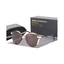 Óculos de Sol Redondos Polarizados Femininos com Proteção UV - Estilo Cat Eye Óculos de Sol Redondos Polarizados Femininos com Proteção UV - Estilo Cat Eye